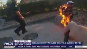 Deputy accused of setting suspect on fire: Jury selection begins