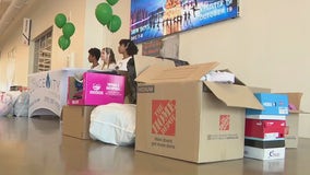 Teens host donation drive for hurricane victims