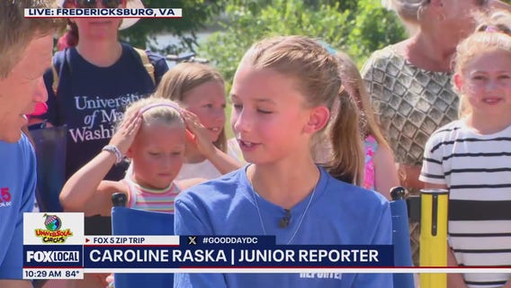 Zip Trip Fredericksburg: Junior Reporter Caroline!