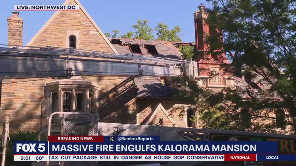 Blaze burns Kalorama mansion near Obama's DC residence