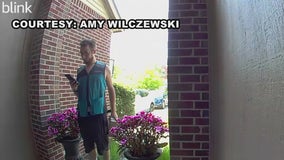 Caught on camera: Amazon driver in Michigan spits on package