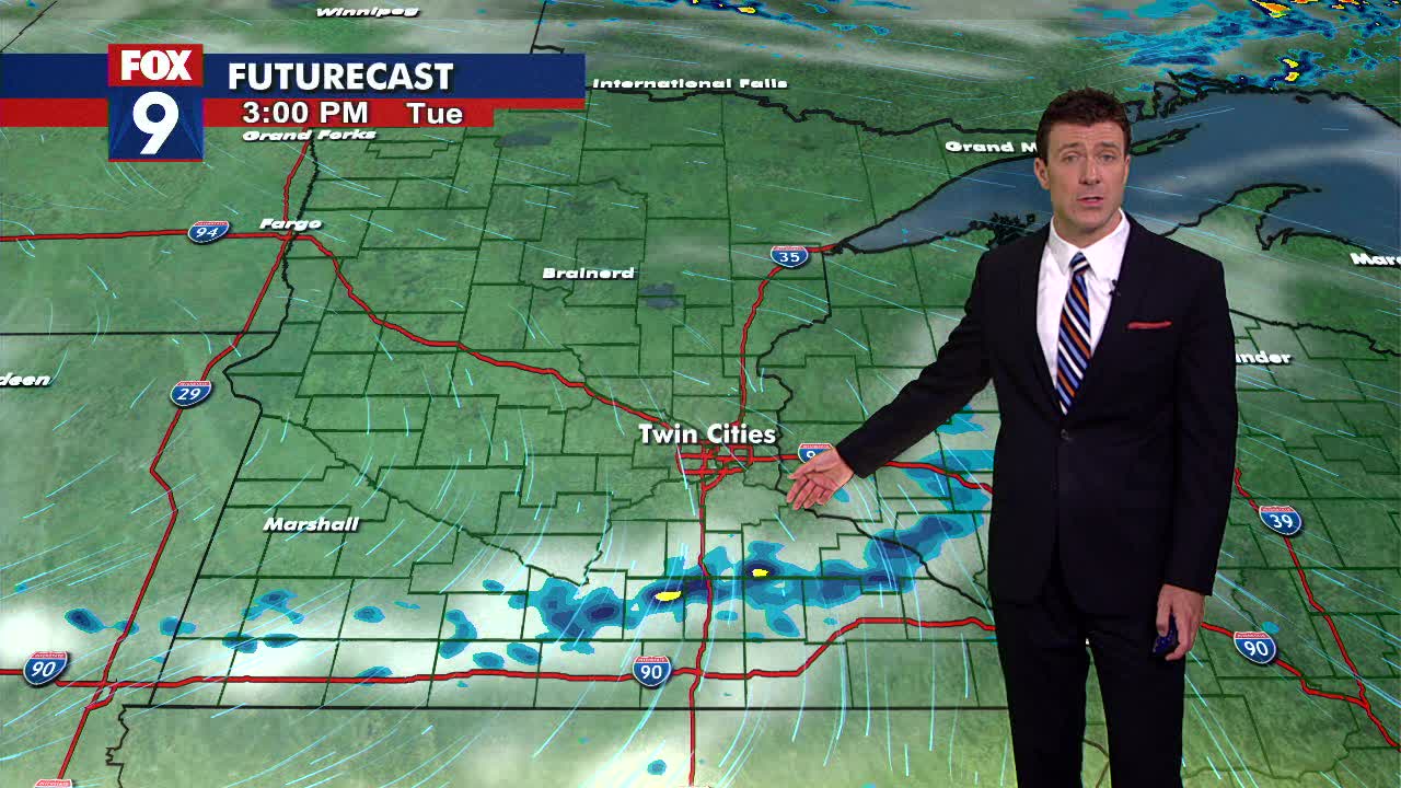 MN weather: Scattered showers possible Tuesday afternoon | FOX 9 ...