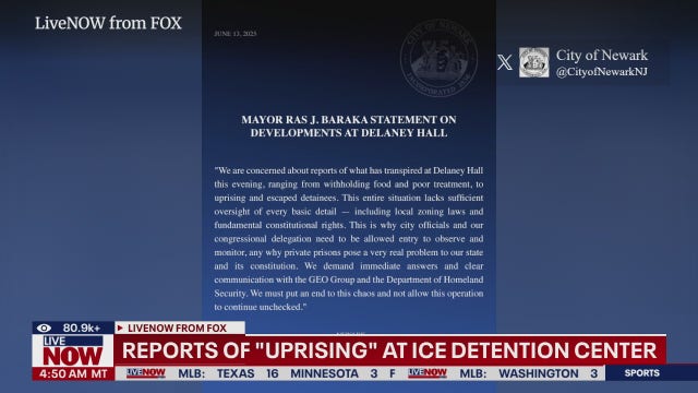 4 detainees escape from Newark ICE detention center after 'revolt,' officials say