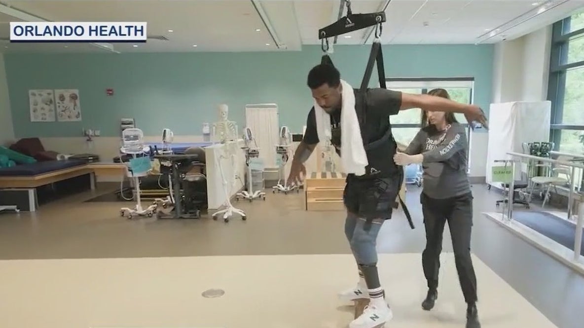 Double amputee returns to skateboarding after illness