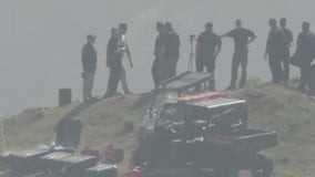 Controlled fire test in Pacific Palisades tonight