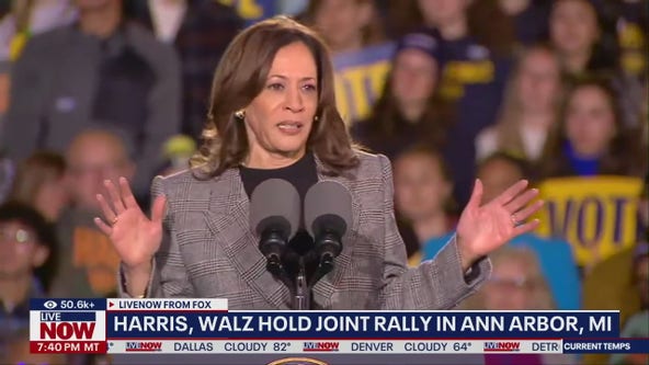 VP Harris holds campaign rally in Michigan