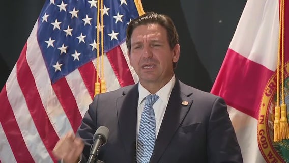 Florida man calls out, curses at DeSantis during presser