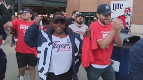 Detroit fans cheer on Tigers sweep of Astros, advancing to ALDS