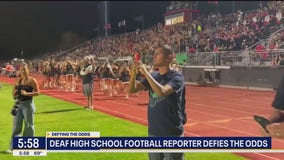 Deaf high school reporter defies odds