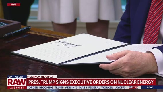 Trump signs orders to speed up nuclear reactor construction at federal sites