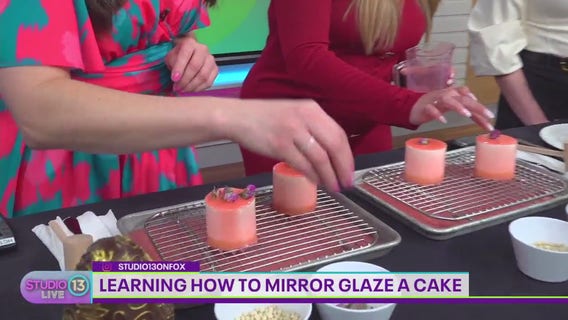 Emerald Eats: Learning how to mirror glaze cakes with 'Sweet! Bakery'