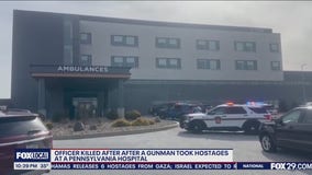 Officer killed after a gunman took hostages at a Pennsylvania hospital