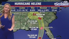 Helene becomes a hurricane as it heads for Florida