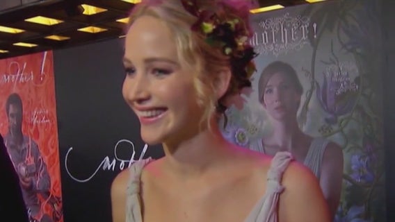 Movie star Jennifer Lawrence opening up about being working mom