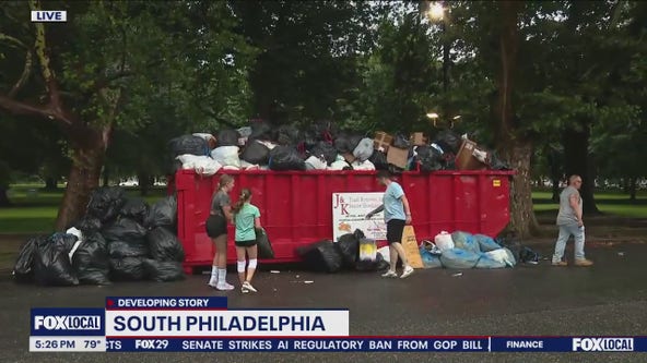 Philly residents react to dumping their own trash amid DC-33 work stoppage