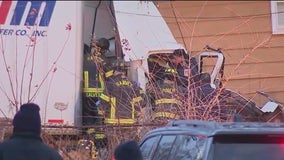 Driver airlifted after semi-truck crashes into south suburban home: officials