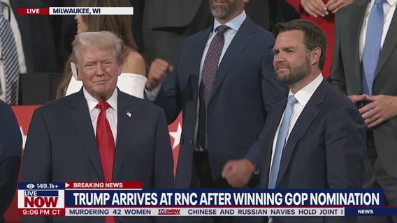 Live: Trump at RNC in first public appearance since assassination attempt