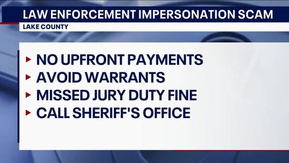 Increase in law enforcement impersonation scams