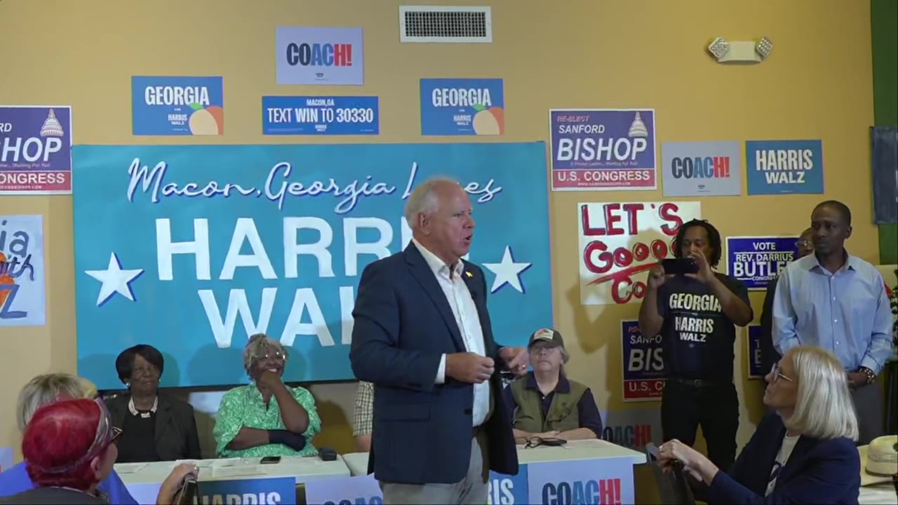 Tim Walz campaigns in Georgia [FULL SPEECH]