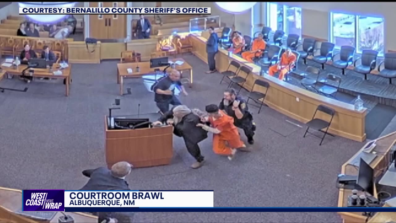 Courtroom chaos caught on video | West Coast Wrap