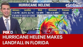 Hurricane Helene makes landfall in Florida