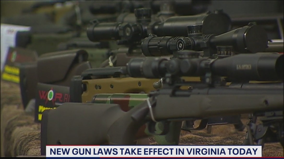New gun laws go into effect in Virginia