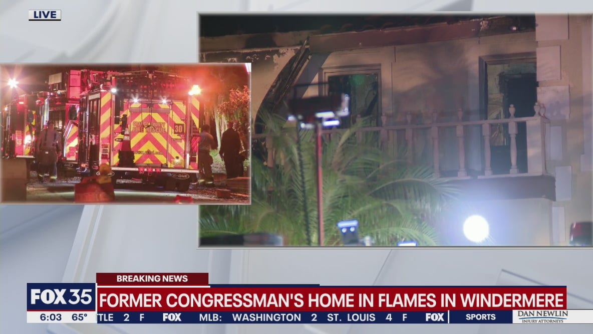 Massive fire breaks out at Windermere home of former Rep. Alan Grayson