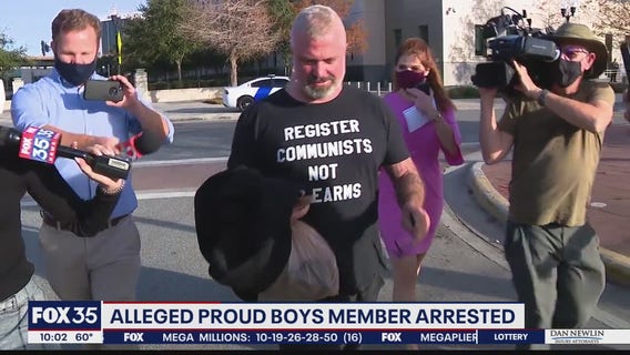 Alleged Proud Boys member arrested in Capitol riot investigation