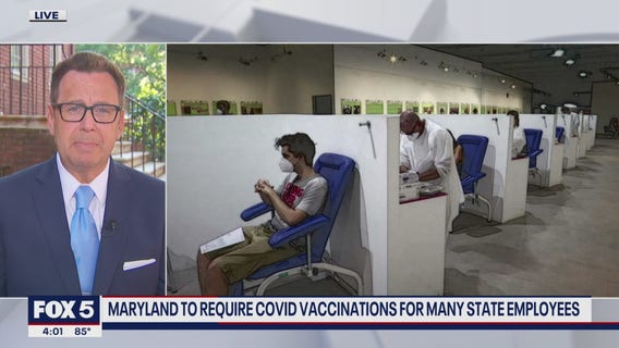 Maryland mandating vaccinations for some state employees