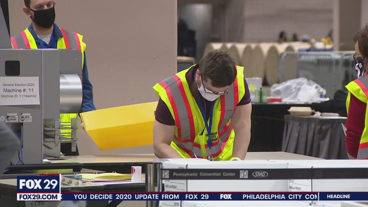 Over 300,000 ballots counted at Pennsylvania Convention Center