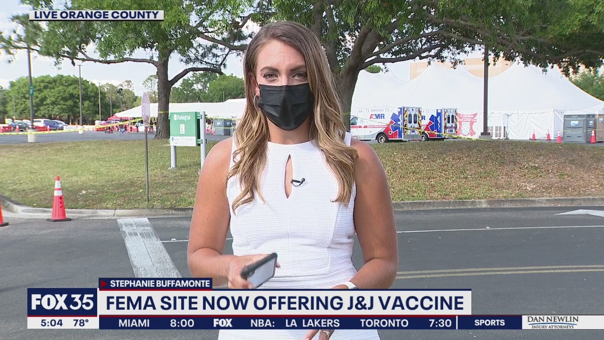 FEMA vaccine site at Valencia College receives additional Johnson & Johnson doses