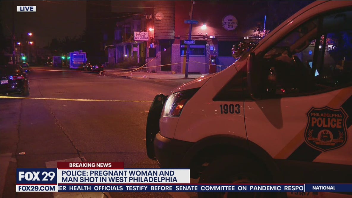 Police: Pregnant woman, man wounded in West Philadelphia shooting
