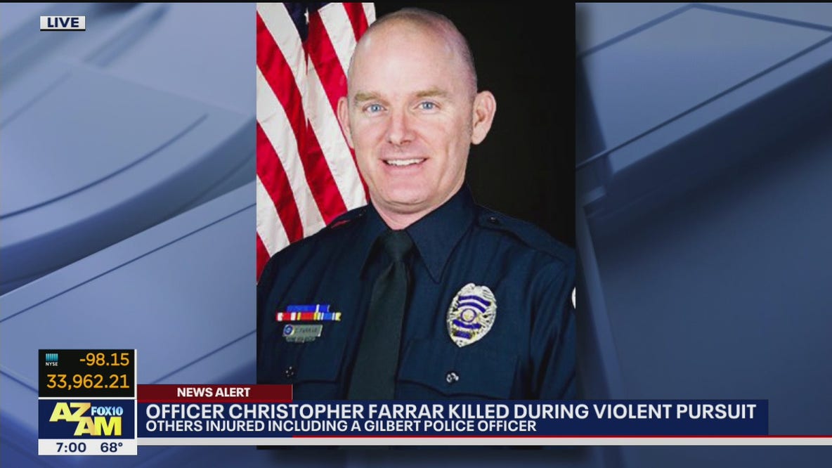 Fellow officers mourn death of Chandler police officer