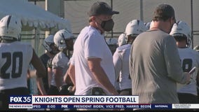 Knights open spring practice under Malzahn