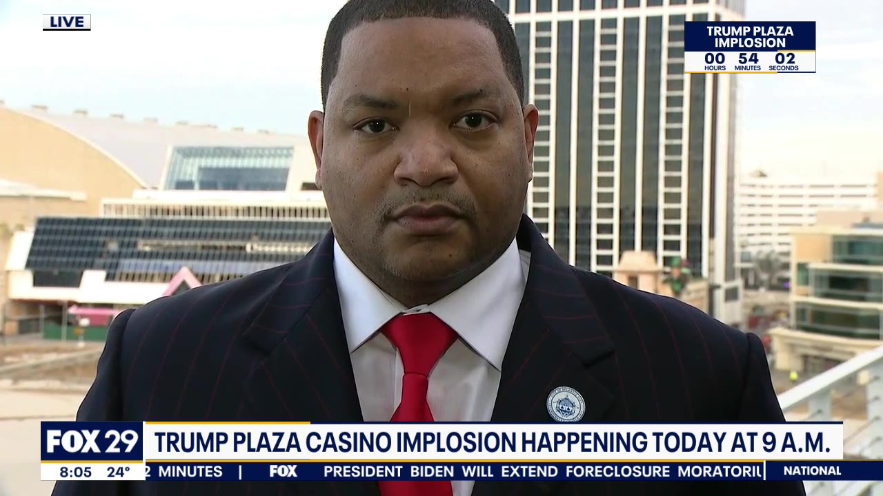 AC Mayor Marty Small on implosion of former Trump Plaza Hotel and Casino