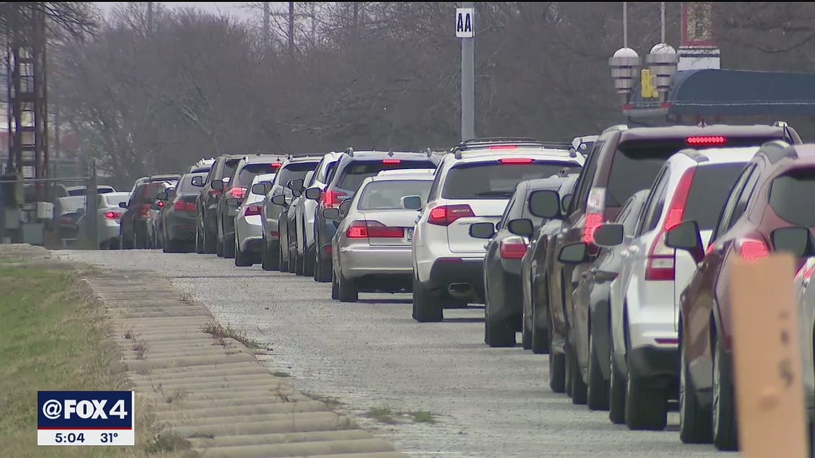 Things run smoother at Fair Park COVID-19 vaccination drive-thru site, but long lines continue