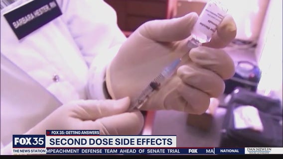 Coronavirus vaccine second-dose side effects