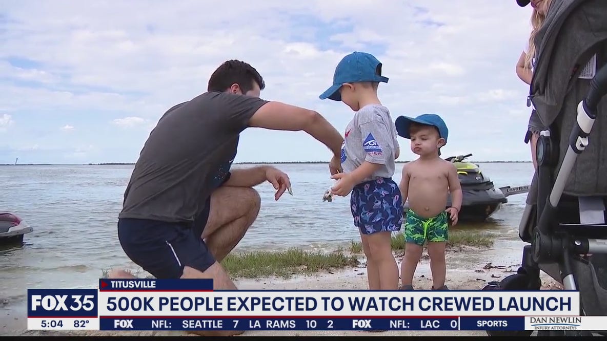 500K people expected to watch crewed launch