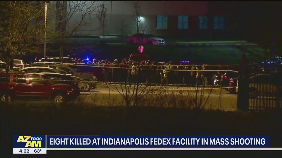 8 dead in shooting at FedEx facility in Indianapolis