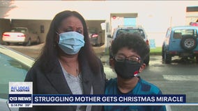 Struggling mother gets Christmas miracle