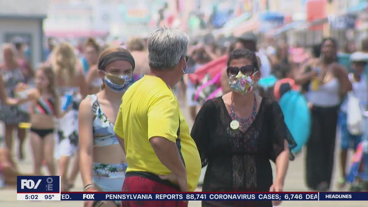 The Ocean City Boardwalk is packed for Fourth of July weekend, cautious in the midst of the pandemic