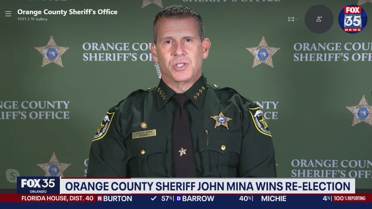 Orange County Sheriff John Mina wins re-election