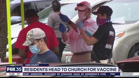 Lake County residents get vaccine at  St. Patrick Catholic Church