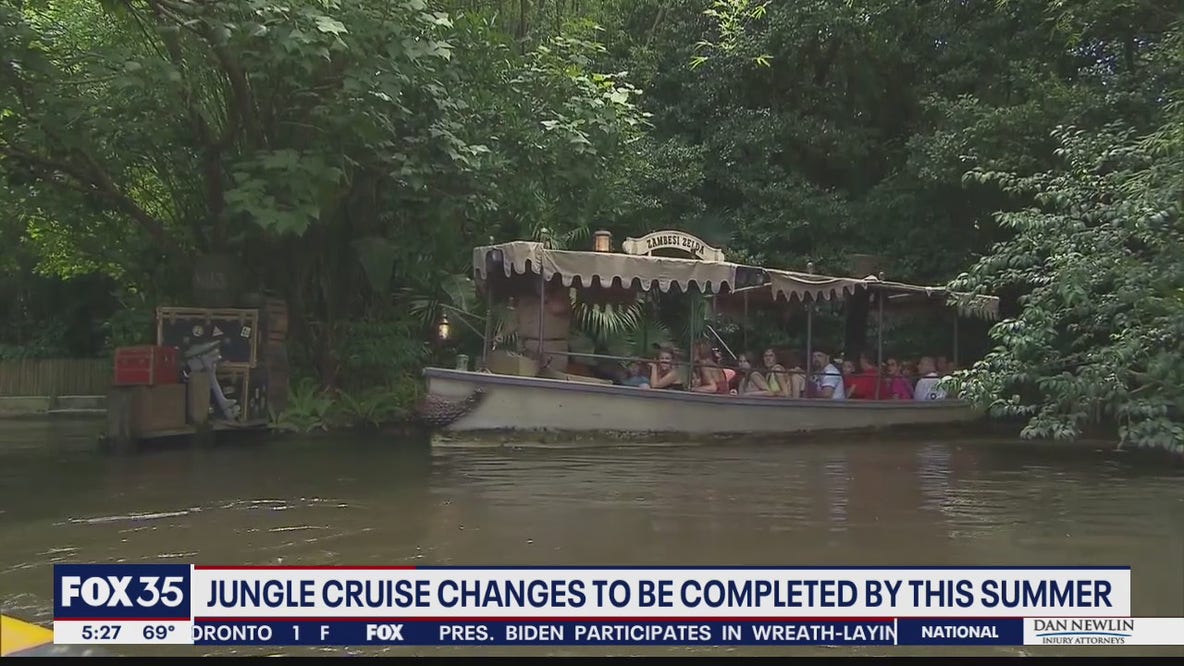 Changes to Disney's 'Jungle Cruise' attraction to be completed by summer