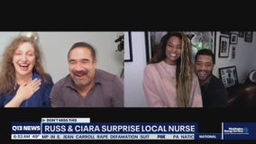 Russ and Ciara surprise local nurse