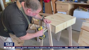 Camden County man makes desks for students learning at home