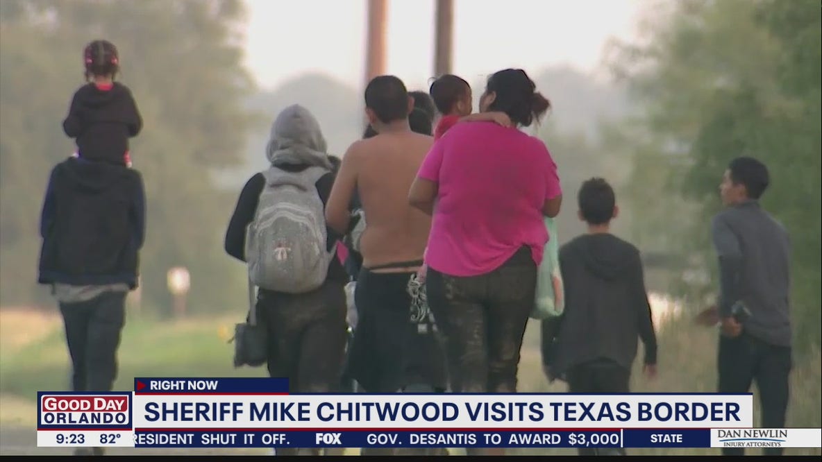 Sheriff Mike Chitwood visits Texas border