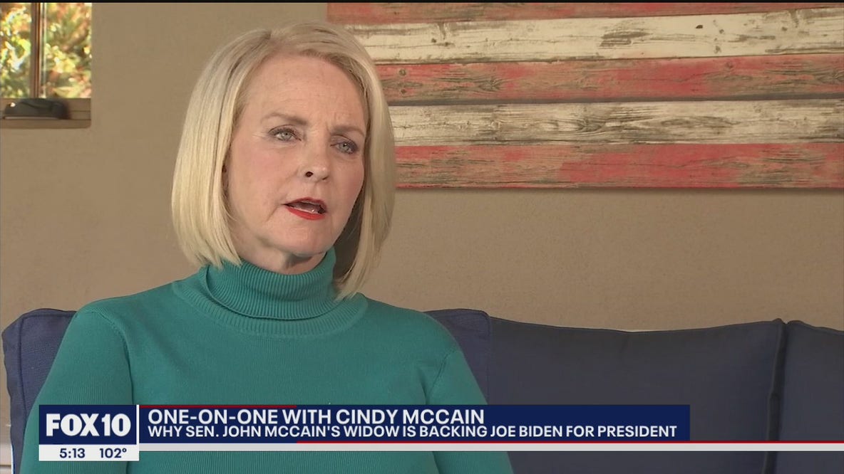 One-on-one with Cindy McCain day after Biden endorsement