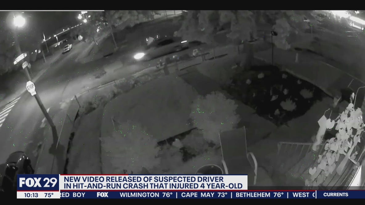 New video released of suspected driver in hit-and-run that injured 4-year-old boy