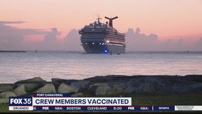 Crew members of cruise ship Carnival Liberty vaccinated